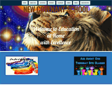 Tablet Screenshot of newcovenantschool.com